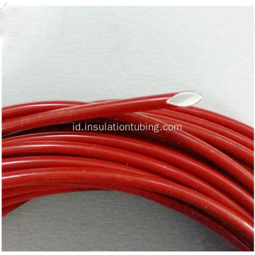 High Temp Silicone Dilapisi Jalinan Fiberglass Sleeve